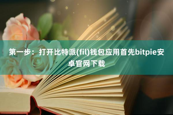 第一步：打开比特派(fil)钱包应用首先bitpie安卓官网下载