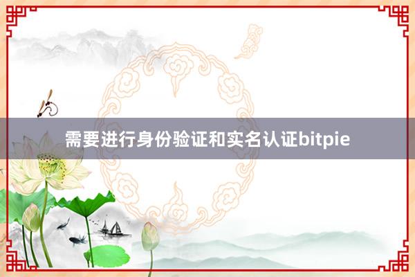 需要进行身份验证和实名认证bitpie