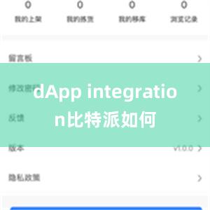 dApp integration比特派如何