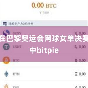 在巴黎奥运会网球女单决赛中bitpie