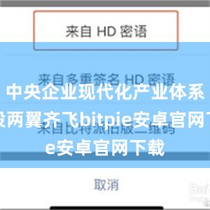 中央企业现代化产业体系建设两翼齐飞bitpie安卓官网下载